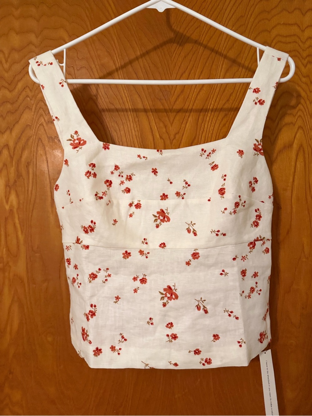 NWT, Reformation- Clarence Linen Top - Picture 4 of 7